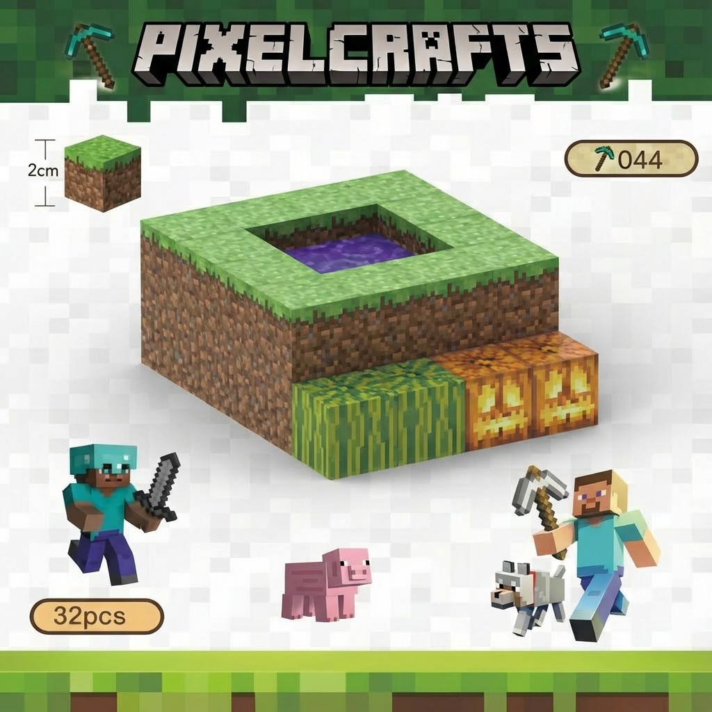 Minecraft Magnetic Cubes portal sets